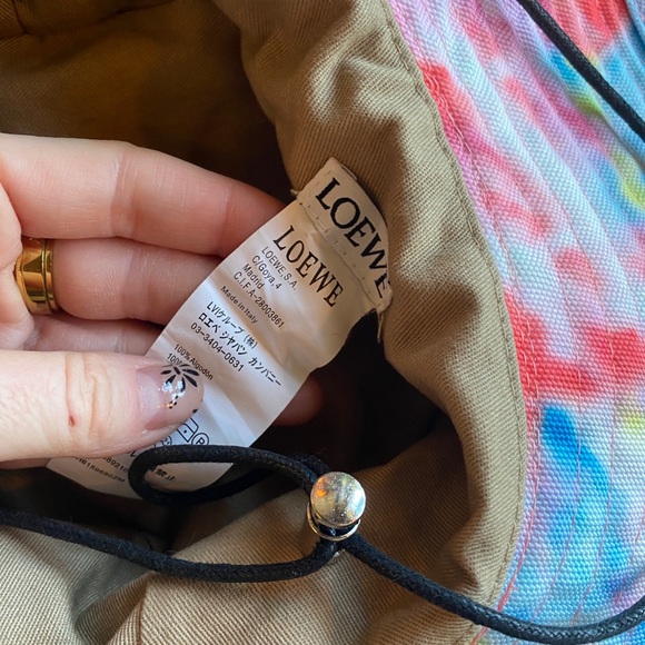 Loewe Paula's Ibiza Tie Dye Canvas Hat - Picture 8 of 9